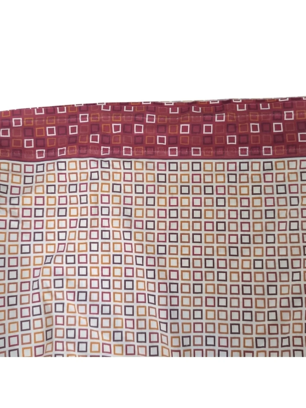 Vintage WestPoint Stevens Queen Sheet Set Geometric Retro 4 Pc Set MCM Retro